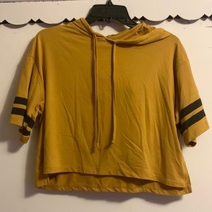 Yellow Hooded Shirt